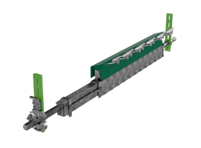 Belt Cleaner - STARCLEAN® Conveyor Belt Cleaner for efficient Belt Cleaning - Secondary Belt Scrapers series 860 RS with raster tensioning device
